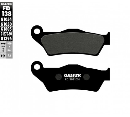 BRAKE PAD SEMI METAL SCOOTER