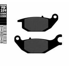 BRAKE PAD SEMI METAL