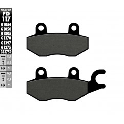 BRAKE PAD SEMI METAL SCOOTER