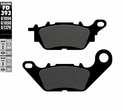 BRAKE PAD SEMI METAL SCOOTER