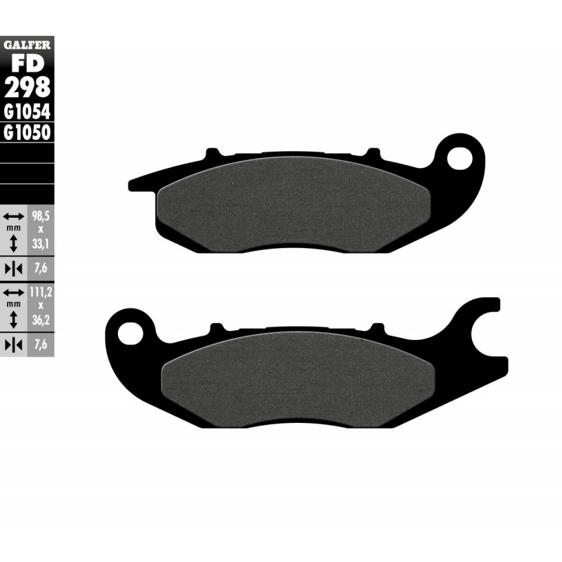 BRAKE PAD SEMI METAL SCOOTER