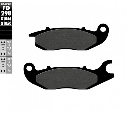 BRAKE PAD SEMI METAL SCOOTER