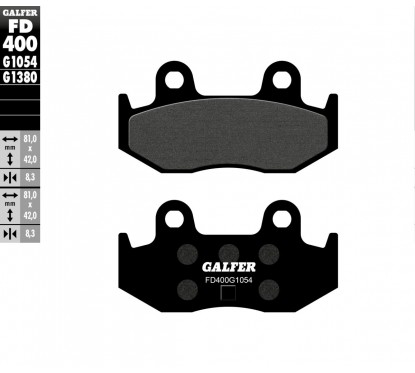 BRAKE PAD SEMI METAL