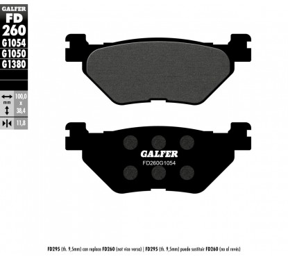 BRAKE PAD SEMI METAL