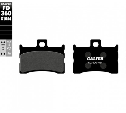 BRAKE PAD SEMI METAL