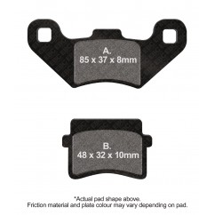 BRAKE PAD CARBON SCOOTER