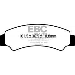 BRAKE PAD CARBON TT DIRT