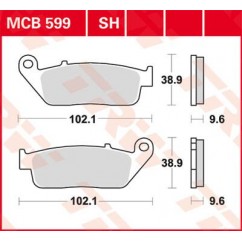 BRAKE PAD TRW MCB599SH