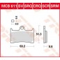 BRAKE PAD TRW MCB611SV