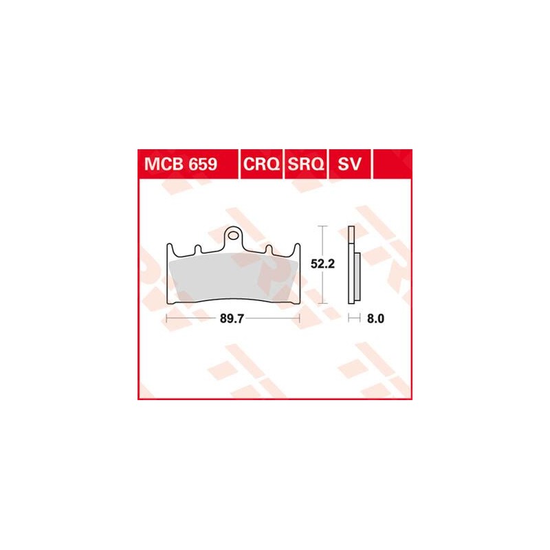 BRAKE PAD TRW MCB659CRQ