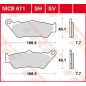 BRAKE PAD TRW MCB671SH