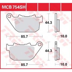 BRAKE PAD TRW MCB754SH