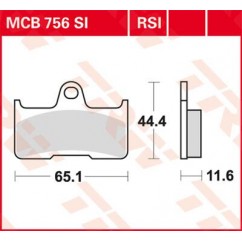 BRAKE PAD TRW MCB756SI