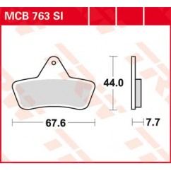 BRAKE PAD TRW MCB763SI