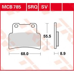 BRAKE PAD TRW MCB785SV