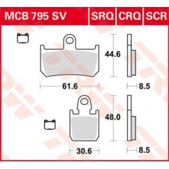 BRAKE PAD TRW MCB795CRQ