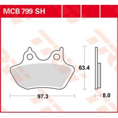 BRAKE PAD TRW 44082-00