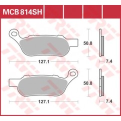 BRAKE PAD TRW MCB814SH