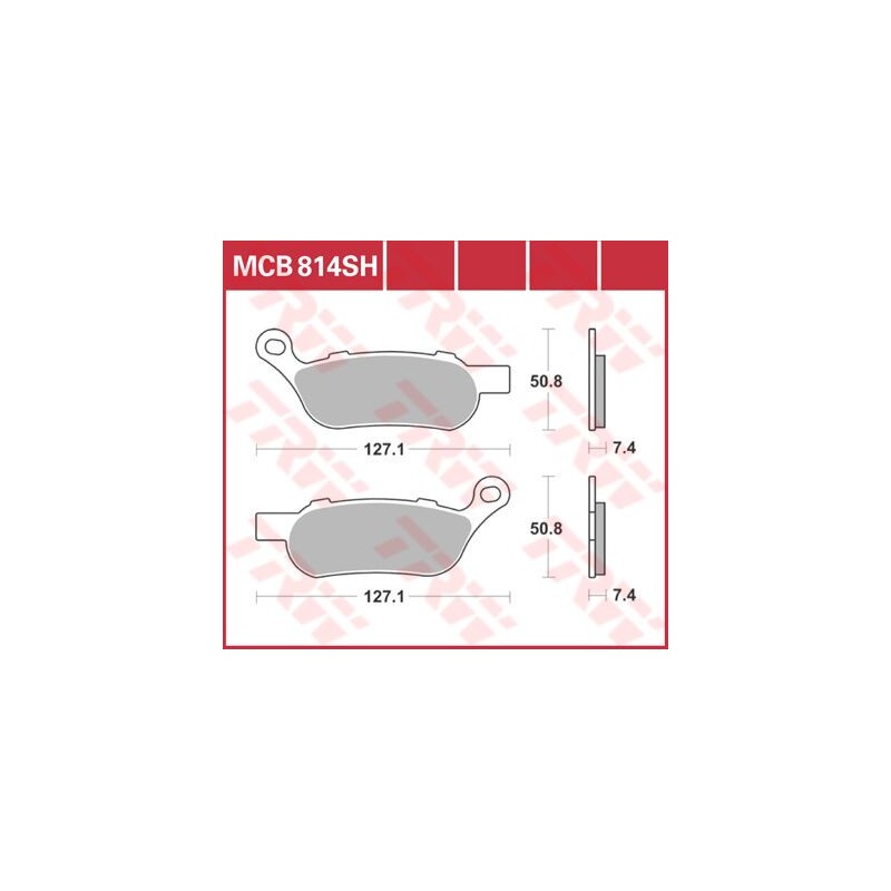 BRAKE PAD TRW MCB814SH