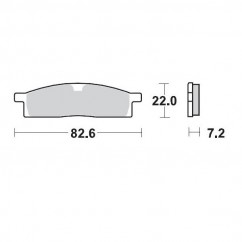 BRAKE PAD RACING GP