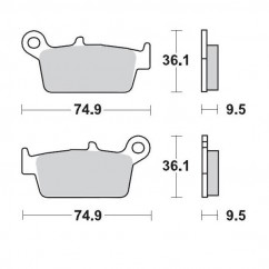 BRAKE PAD RACING GP