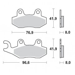 BRAKE PAD RACING