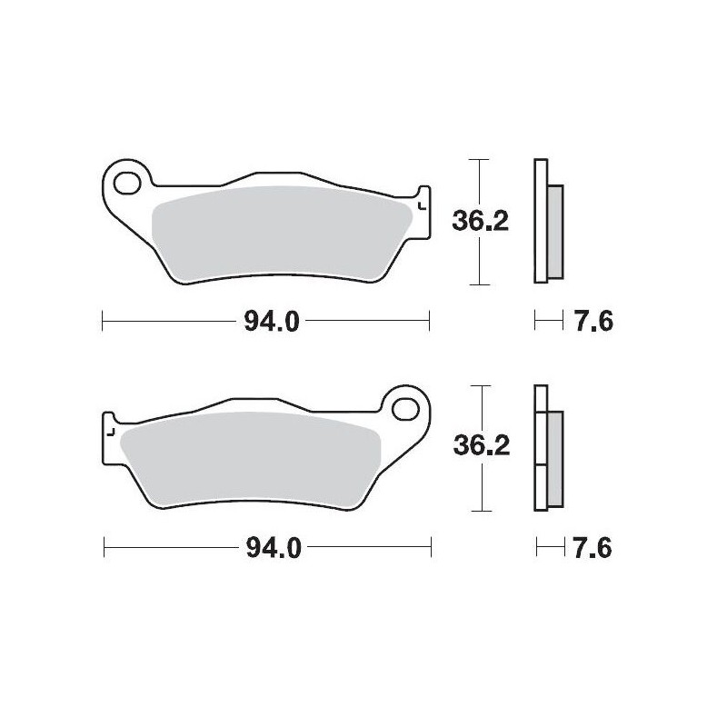 BRAKE PAD RACING GP