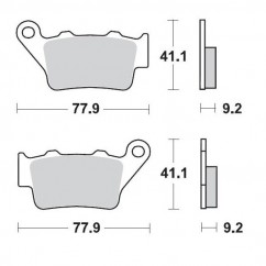 BRAKE PAD RACING GP