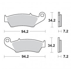 BRAKE PAD RACING GP