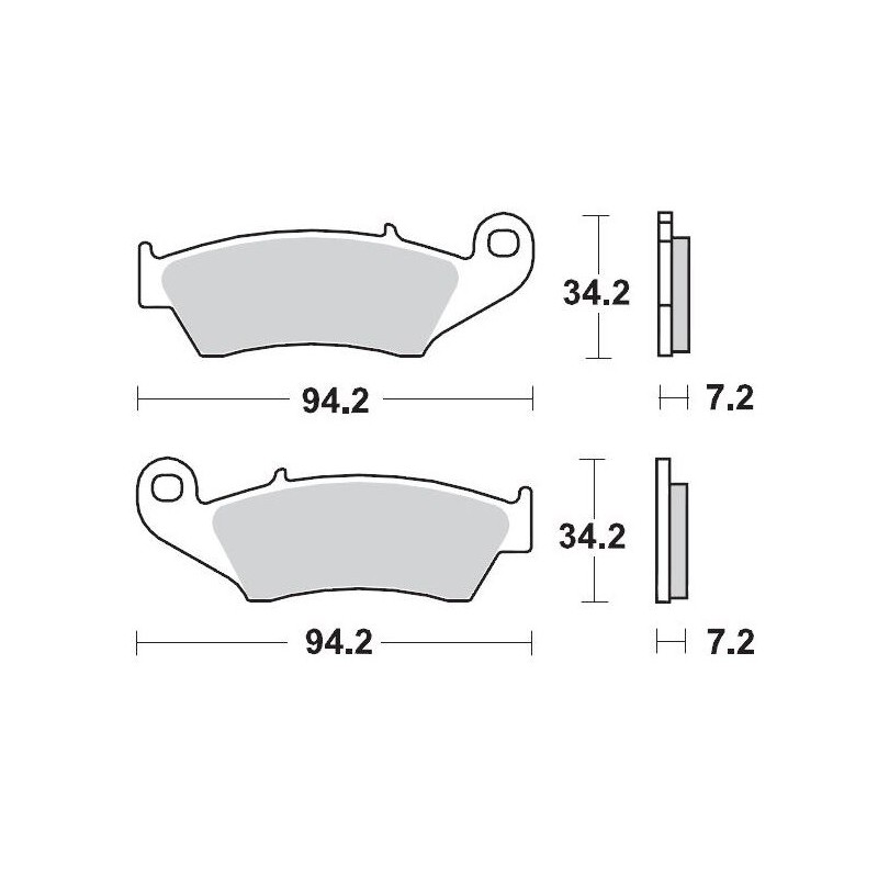 BRAKE PAD RACING GP