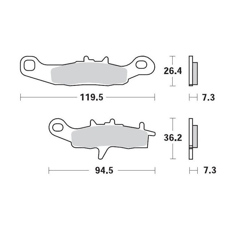 BRAKE PAD RACING GP