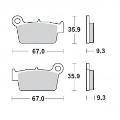 BRAKE PAD RACING GP