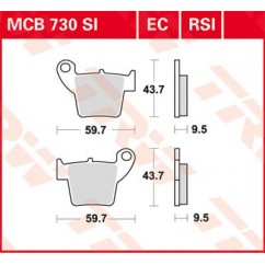 BRAKE PAD TRW MCB730SI