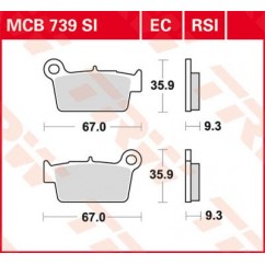 BRAKE PAD TRW MCB739RSI