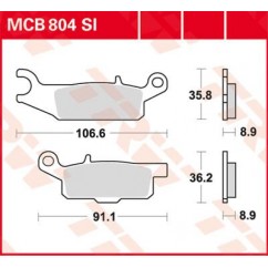 BRAKE PAD TRW MCB804SI