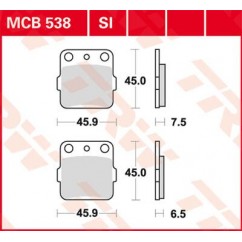 BRAKE PAD TRW MCB538SI