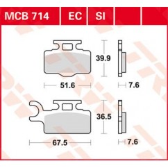 BRAKE PAD TRW MCB714SI