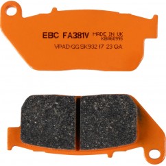 BRAKE PAD VEE SEMISNTRD