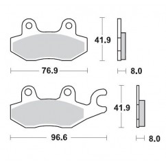 BRAKE PAD RACING