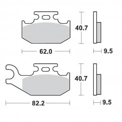 BRAKE PAD RACING