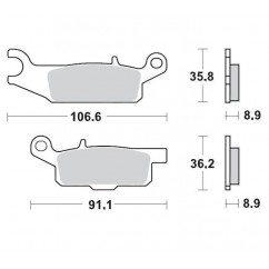 BRAKE PAD RACING