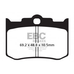 BRAKE PAD SINTERED HH