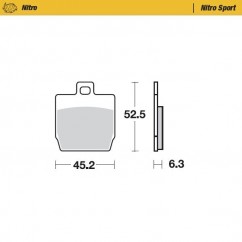 BRAKE PAD NITRO SPORT