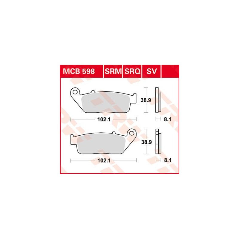 BRAKE PAD SINTER SCOOTER 125+