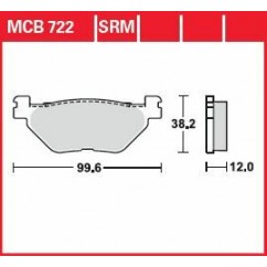 BRAKE PAD SINTER SCOOTER 125+