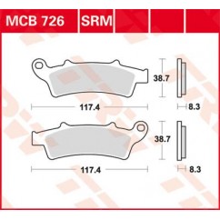 BRAKE PAD SINTER SCOOTER 125+