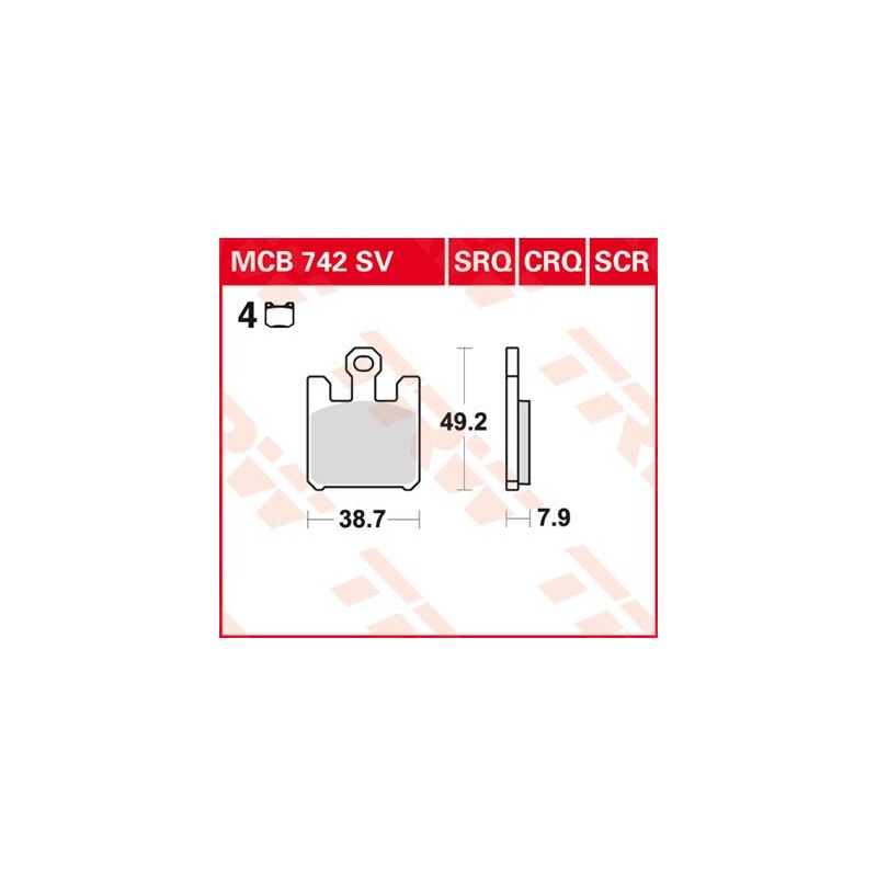 BRAKE PAD SINTER RACE LONGLIFE