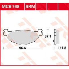 BRAKE PAD SINTER SCOOTER 125+