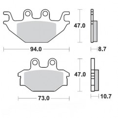 BRAKE PAD NITRO