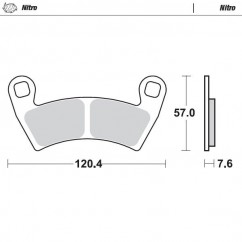 BRAKE PAD NITRO